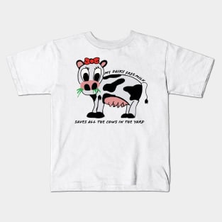 My Dairy Free Milk Saves All The Cows In The Yard Kids T-Shirt